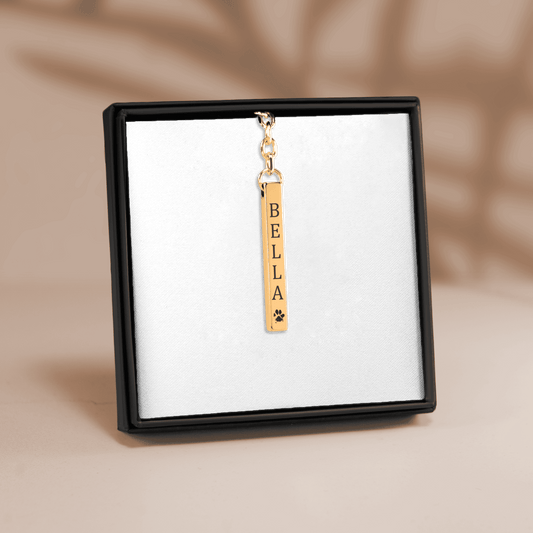 Pet Name Keychain