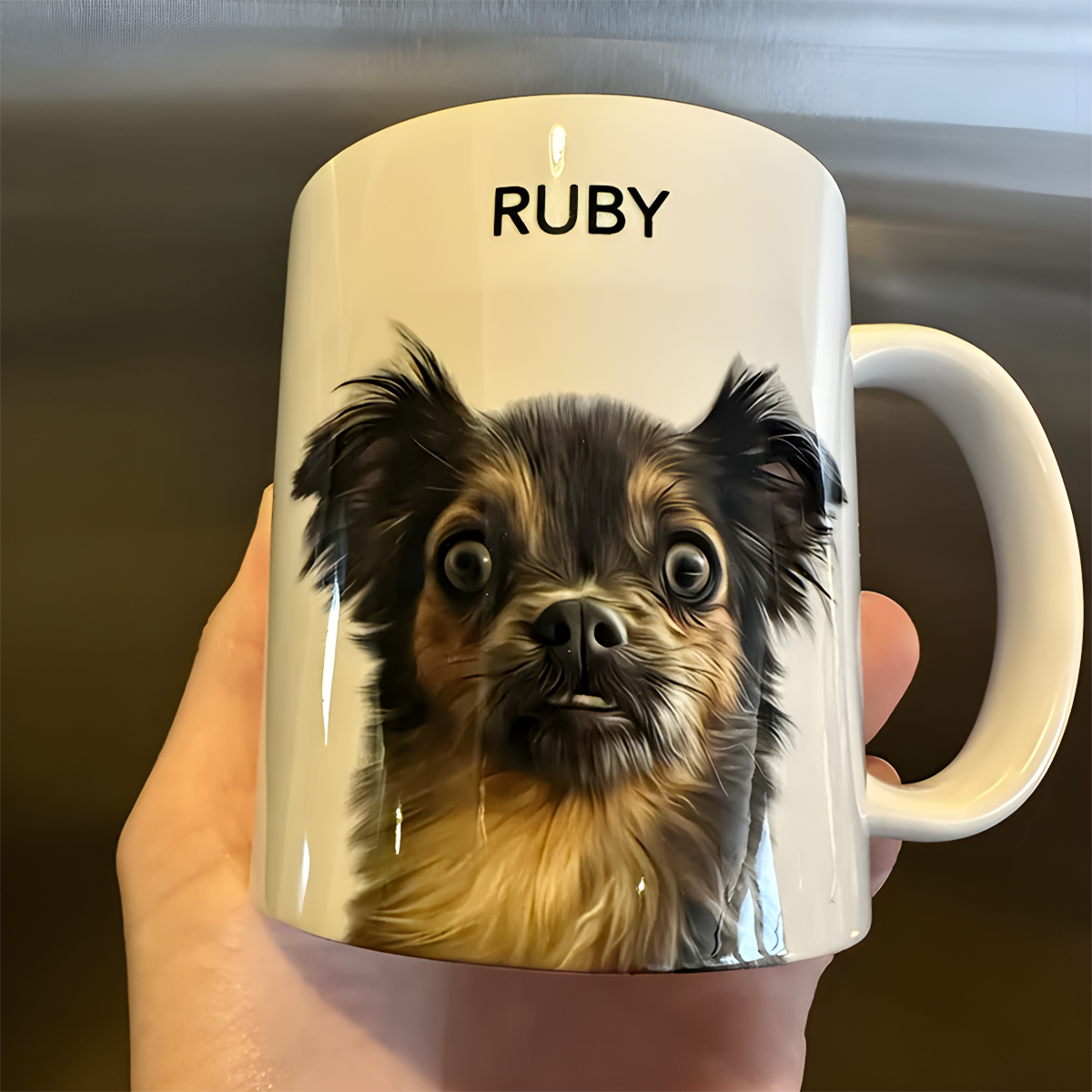 Custom Pet Portrait 11oz Mug
