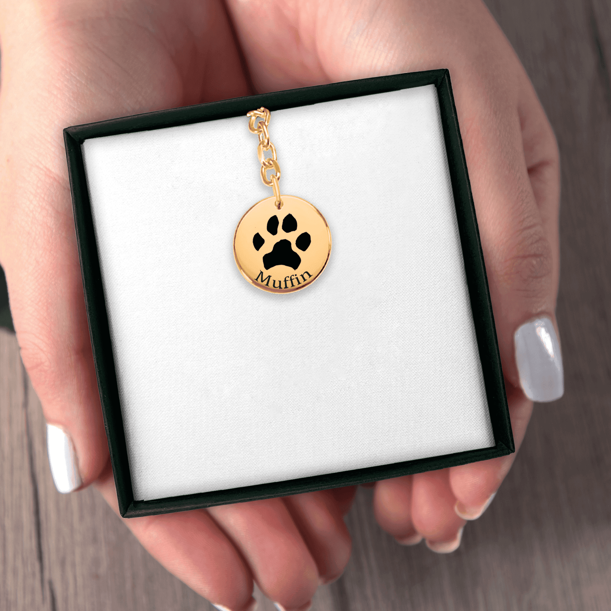 Pawprint Keychain