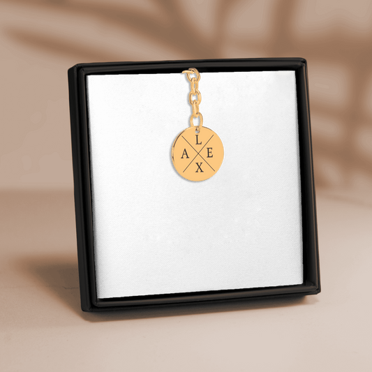 Custom Initials Keychain