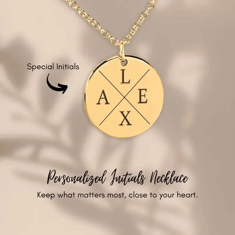Custom Initials Necklace