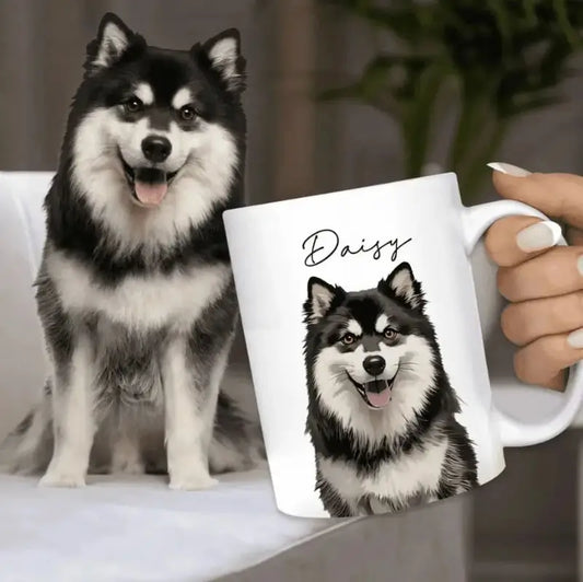 Custom Pet Portrait 11oz Mug