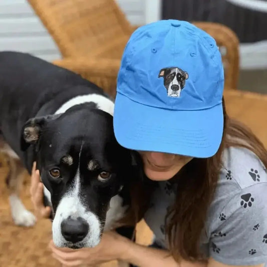 Custom Pet Portrait Dad Hat