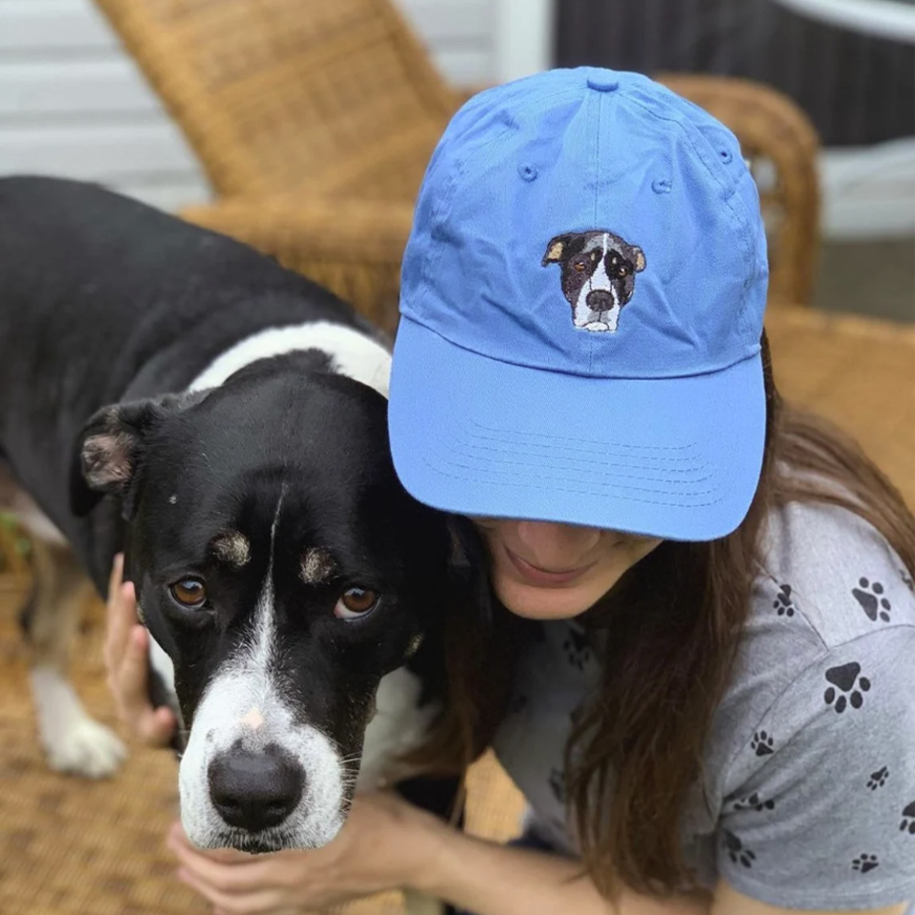 Custom Pet Portrait Dad Hat
