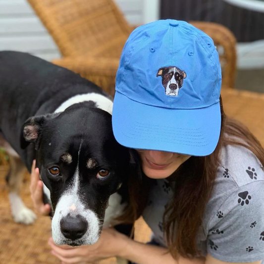 Custom Pet Portrait Dad Hat